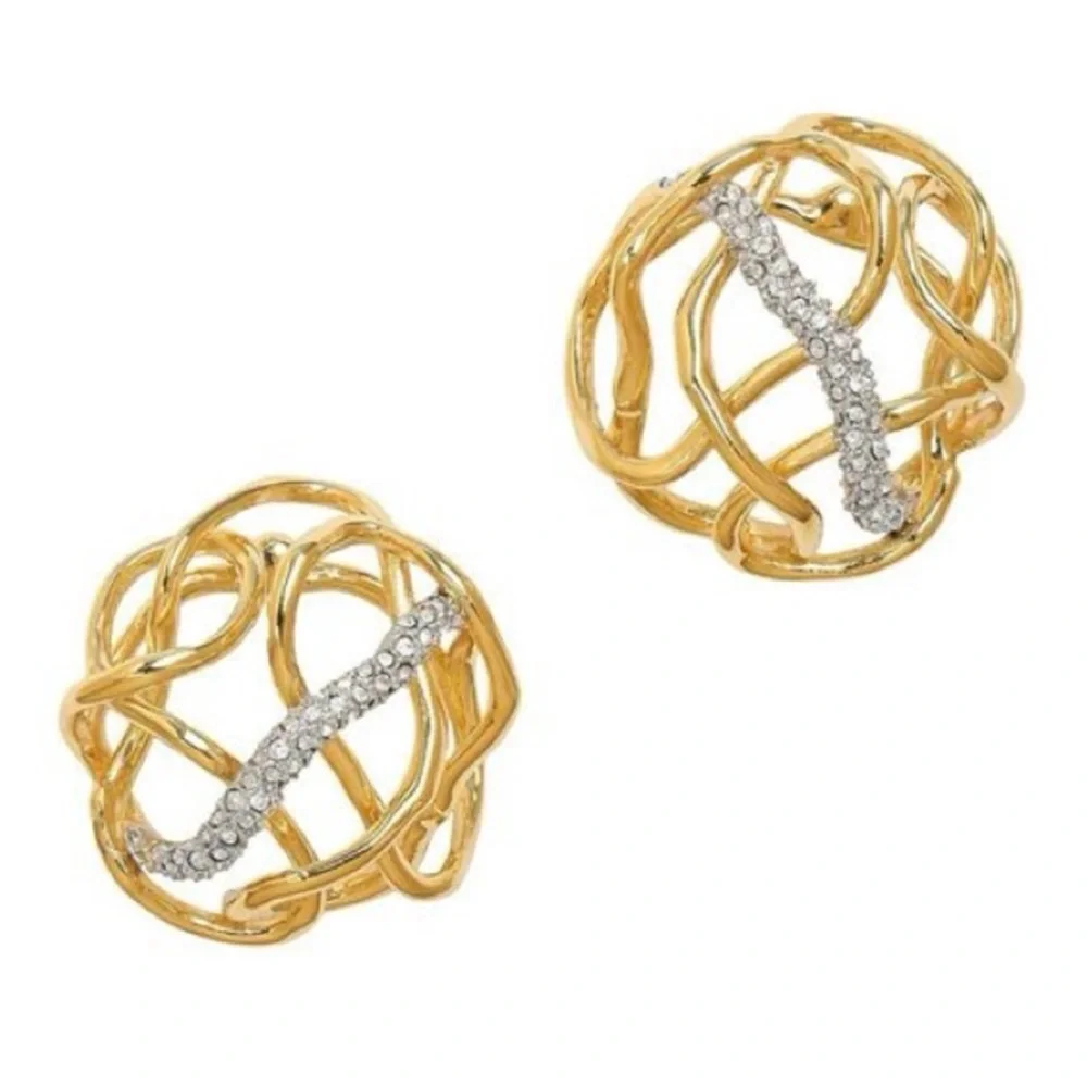 Alexis Bittar • Solanales Twisted Button Earrings
